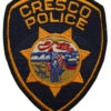 United States Cresco Police Cloth Patch Badge