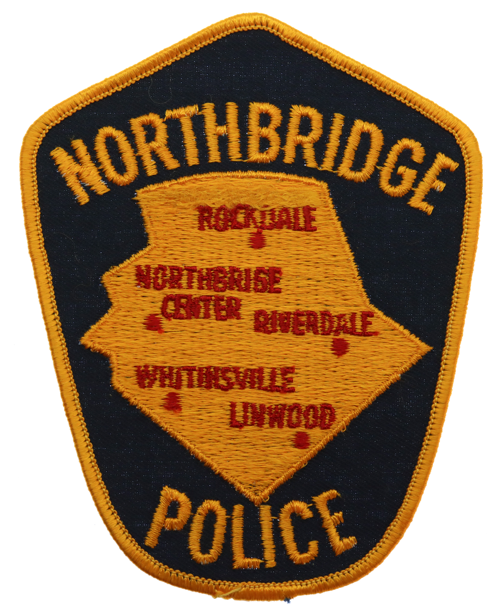 United States Northbridge Police Cloth Patch Badge