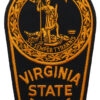 United States Virginia State Police Cloth Patch Badge