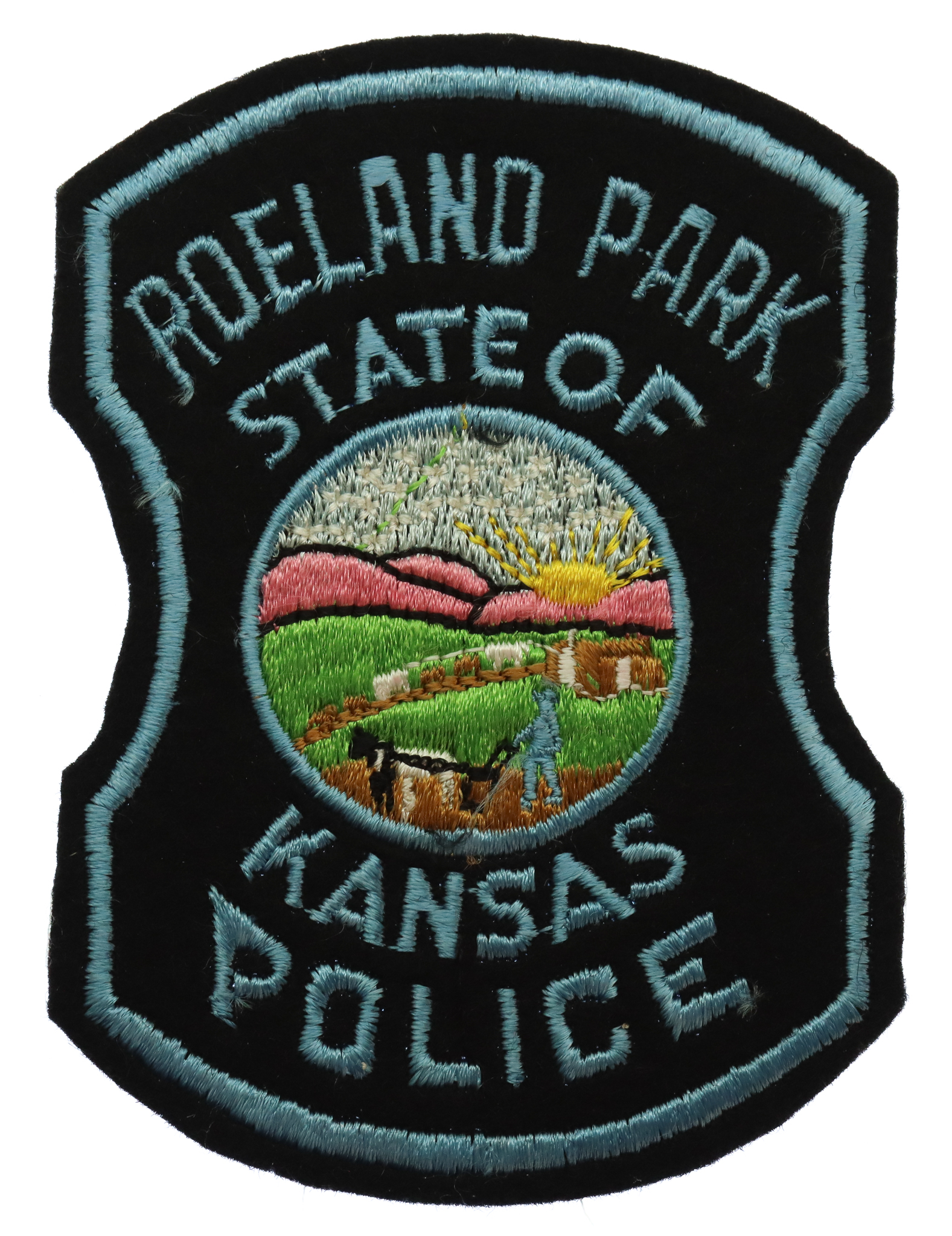 United States Roeland Park State of Kansas Police Cloth Patch Badge