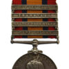 Queen's South Africa Medal (Clasps - Cape Colony, Orange Free State, Transvaal, South Africa 1902) - Bugler T. Pritchard, Vol. Coy. Lancashire Fusiliers