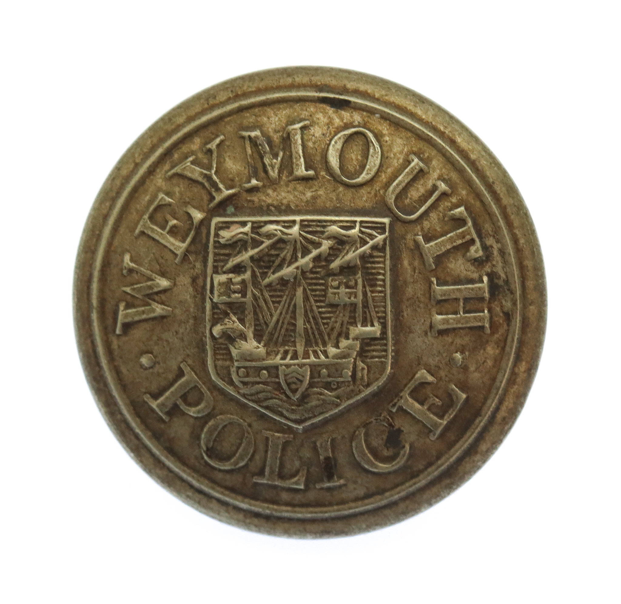 Weymouth & Melcombe Regis Borough Police Coat of Arms Button (23mm)