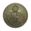 Ramsgate Borough Police Coat of Arms White Metal Button - King's Crown (26mm)