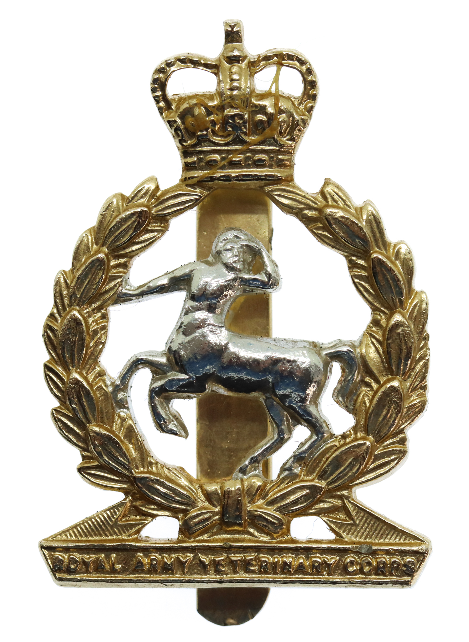 Royal Army Veterinary Corps (R.A.V.C.) Anodised (Staybrite) Cap Badge