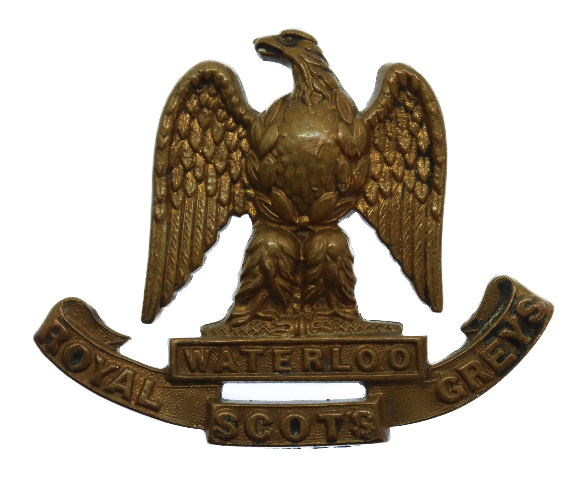 Royal Scots Greys Officer's Service Dress Collar Badge
