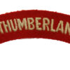 Royal Northumberland Fusiliers (R. NORTHUMBERLAND FUS.) Cloth Shoulder Title