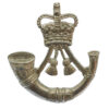 The Rifles Silvered Cap Badge - Queen's Crown