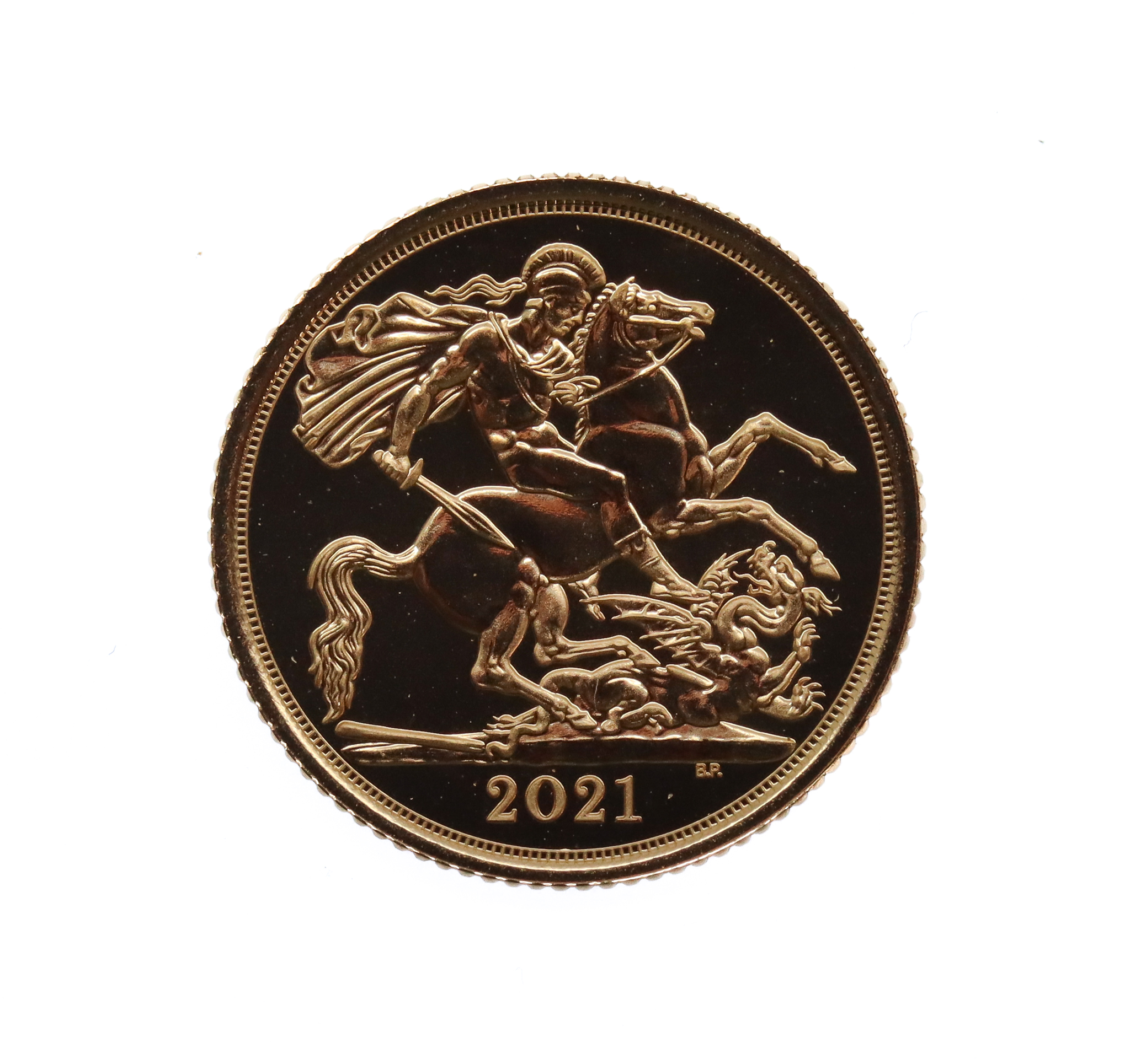 2021 Elizabeth II Gold Half Sovereign Coin