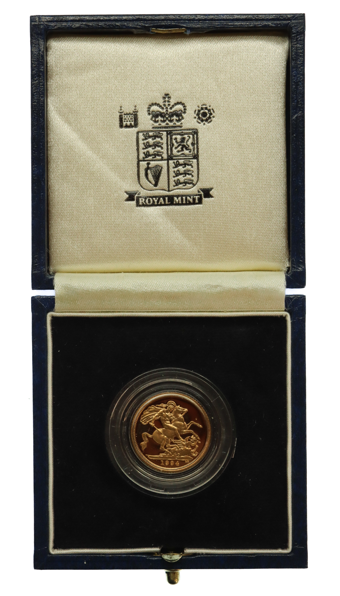 Royal Mint 1994 United Kingdom Gold Proof Half Sovereign Coin