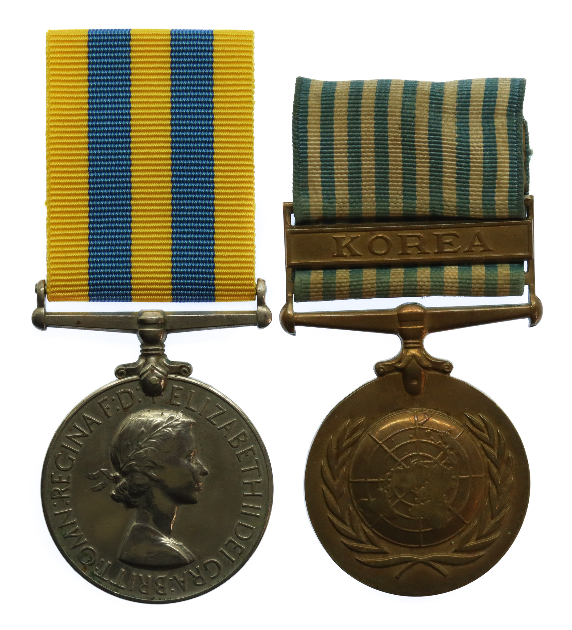 Queen's Korea Medal and UN Korea Medal Pair - Gnr. R. Ramsey, Royal Artillery