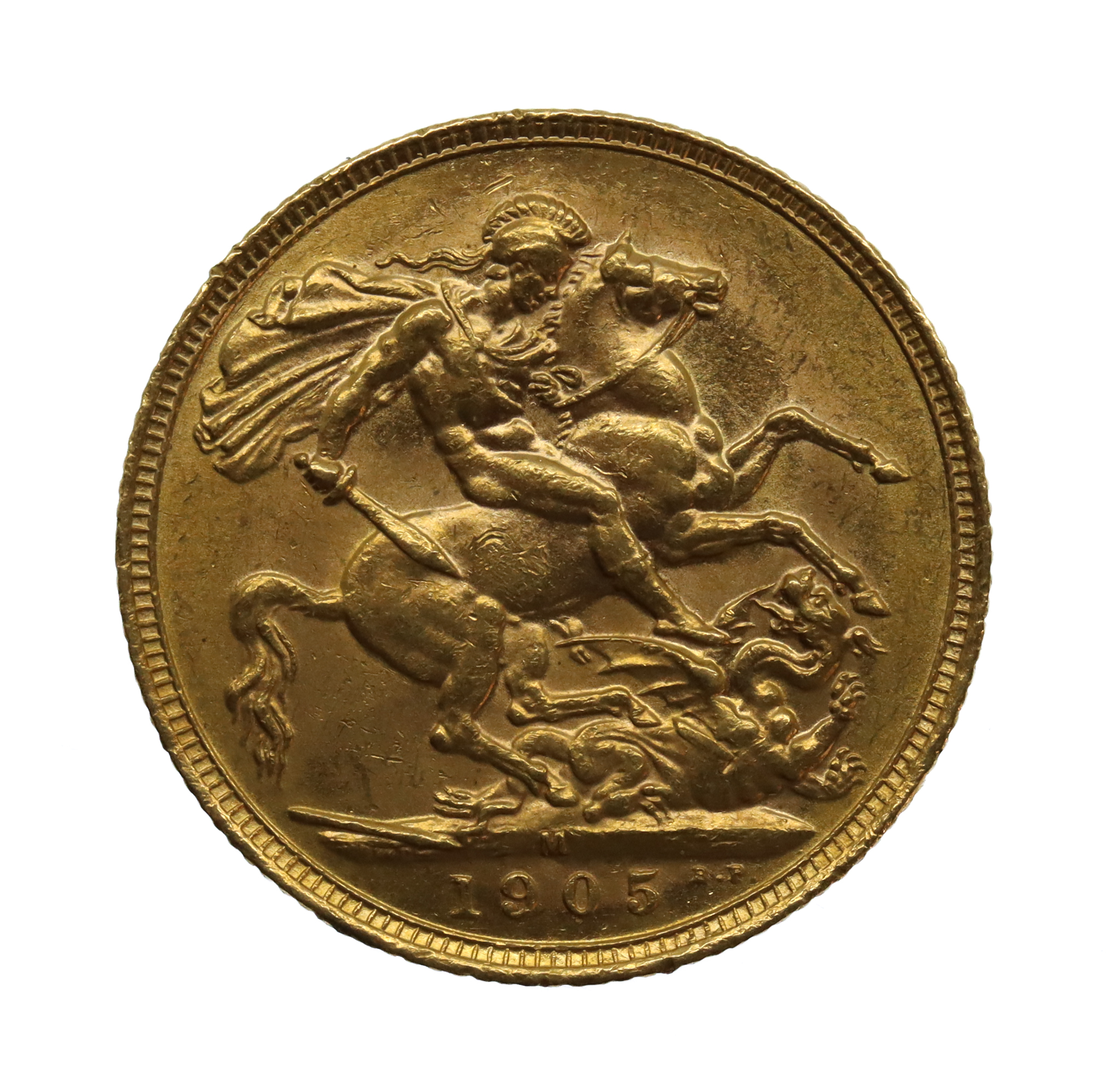 1905 M Edward VII 22ct Gold Sovereign Coin (Melbourne Mint)