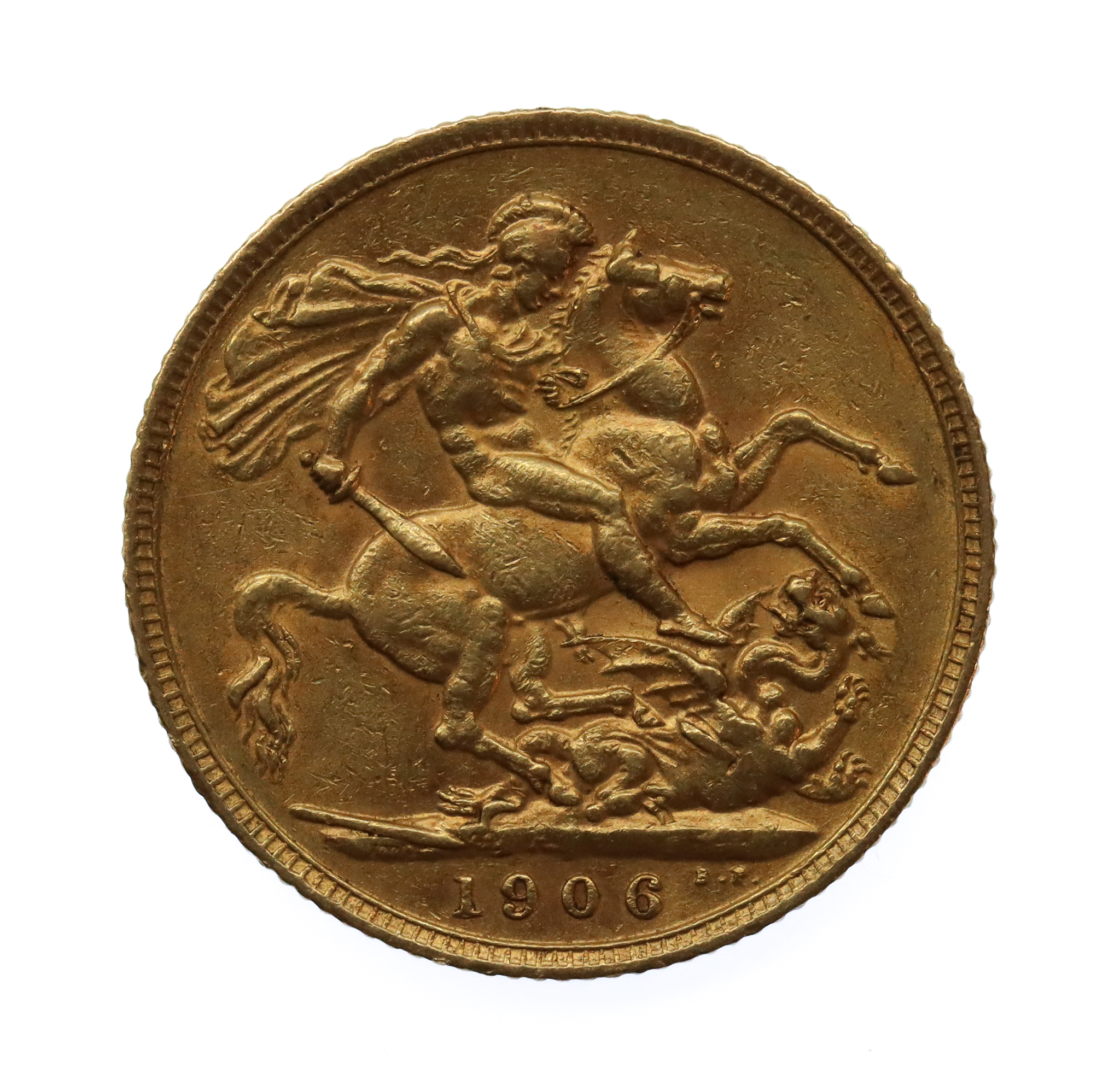 1906 Edward VII 22ct Gold Sovereign Coin
