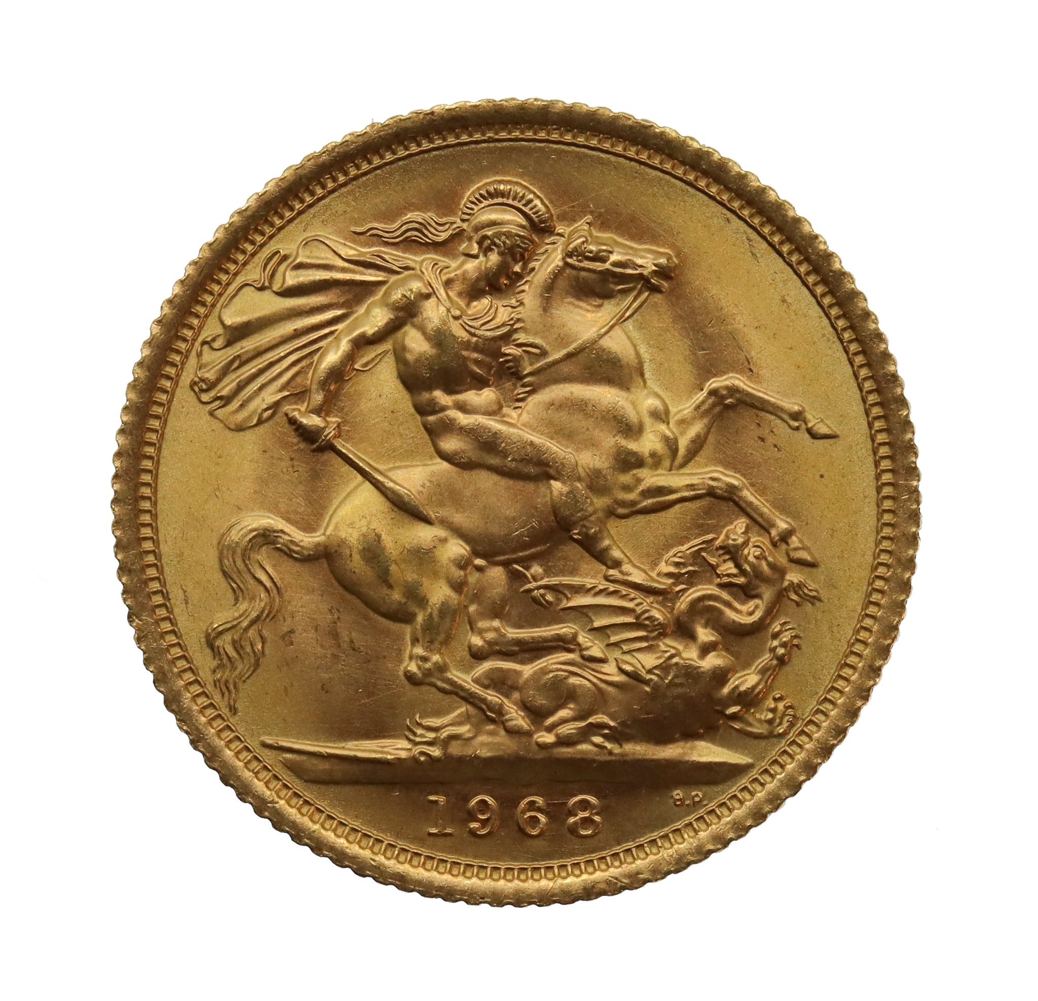 1968 Elizabeth II 22ct Gold Sovereign Coin