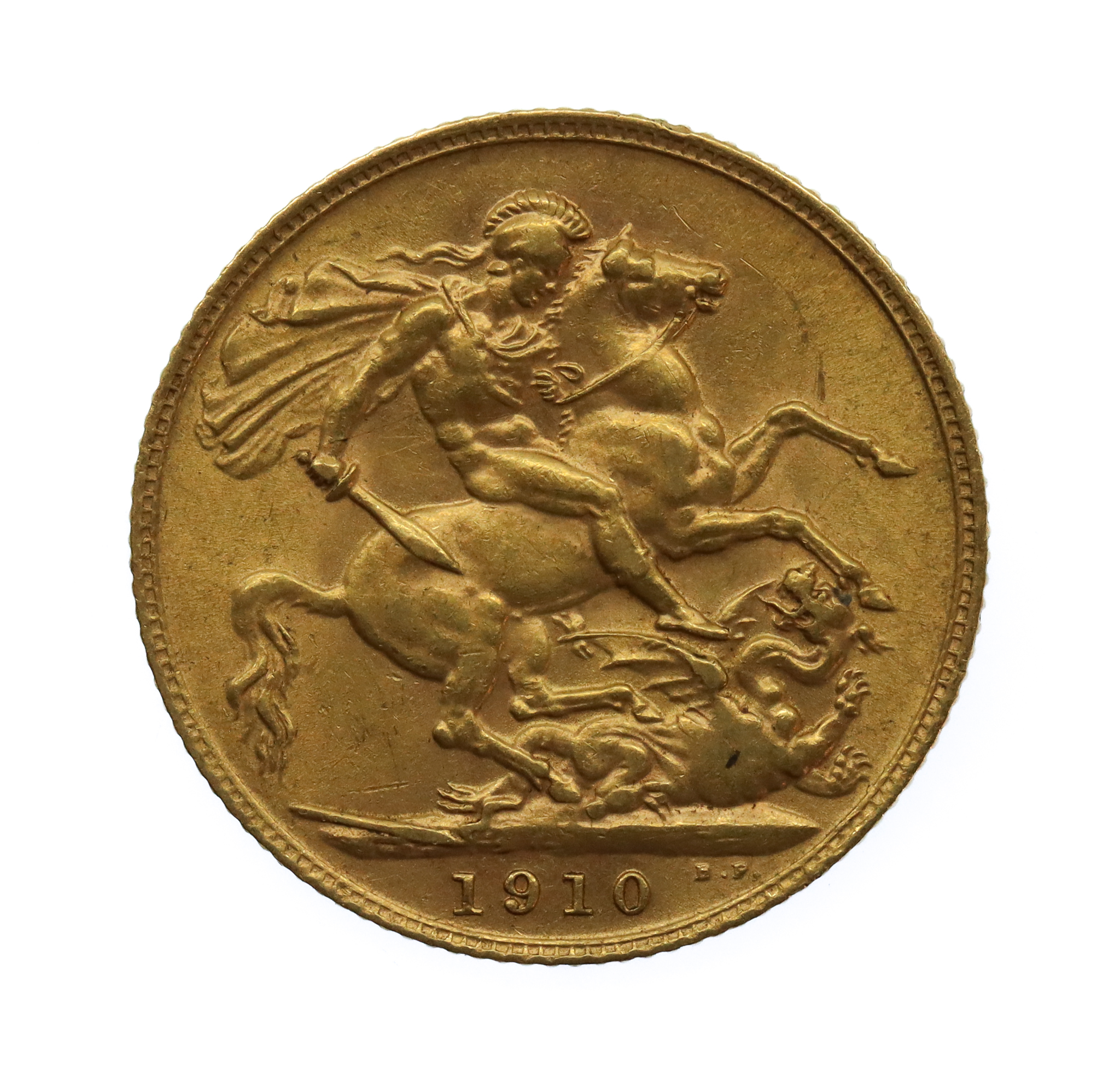1910 Edward VII 22ct Gold Sovereign Coin