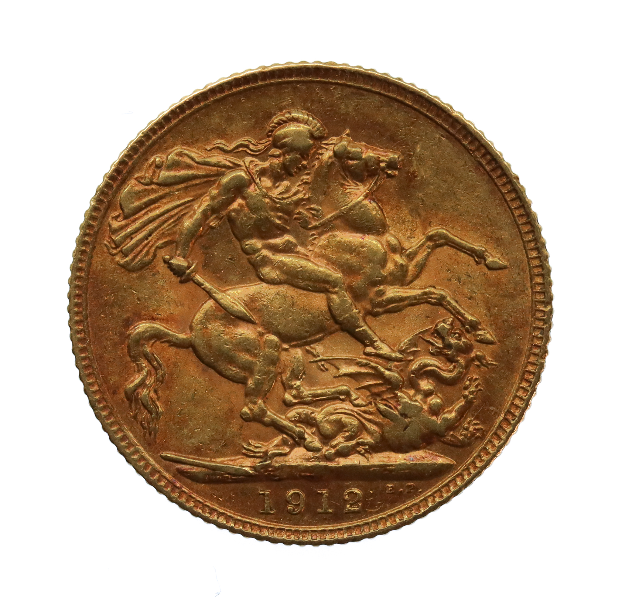 1912 George V 22ct Gold Sovereign Coin
