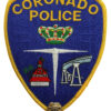 United States Coronado Police Cloth Patch Badge