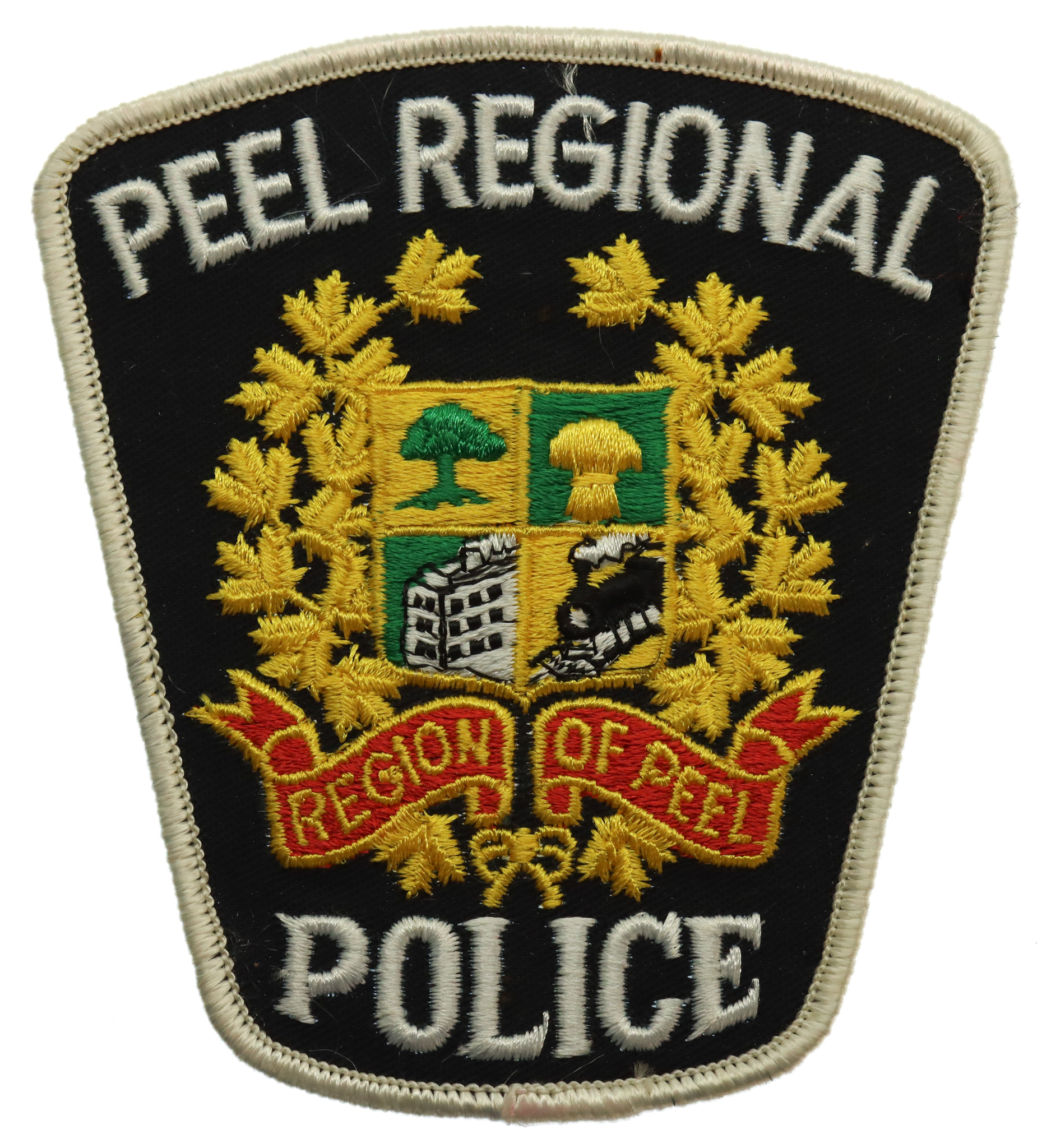 Canadian Peel Regional Police Cloth Patch Badge