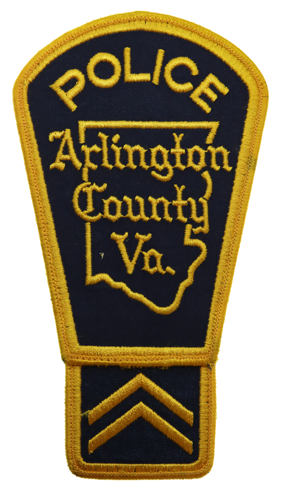 United States Police Arlington County Va. Cloth Patch Badge