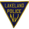 United States Lakeland Police NJ Cloth Patch Badge