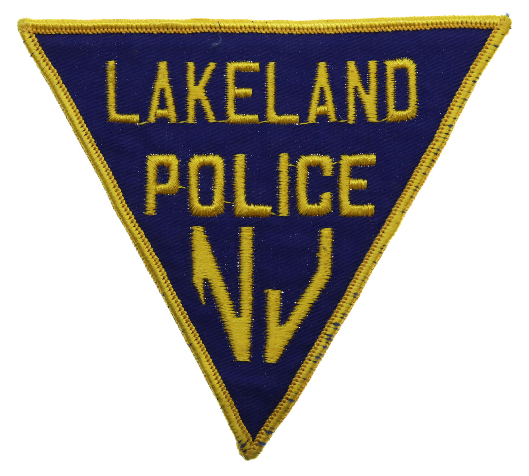 United States Lakeland Police NJ Cloth Patch Badge