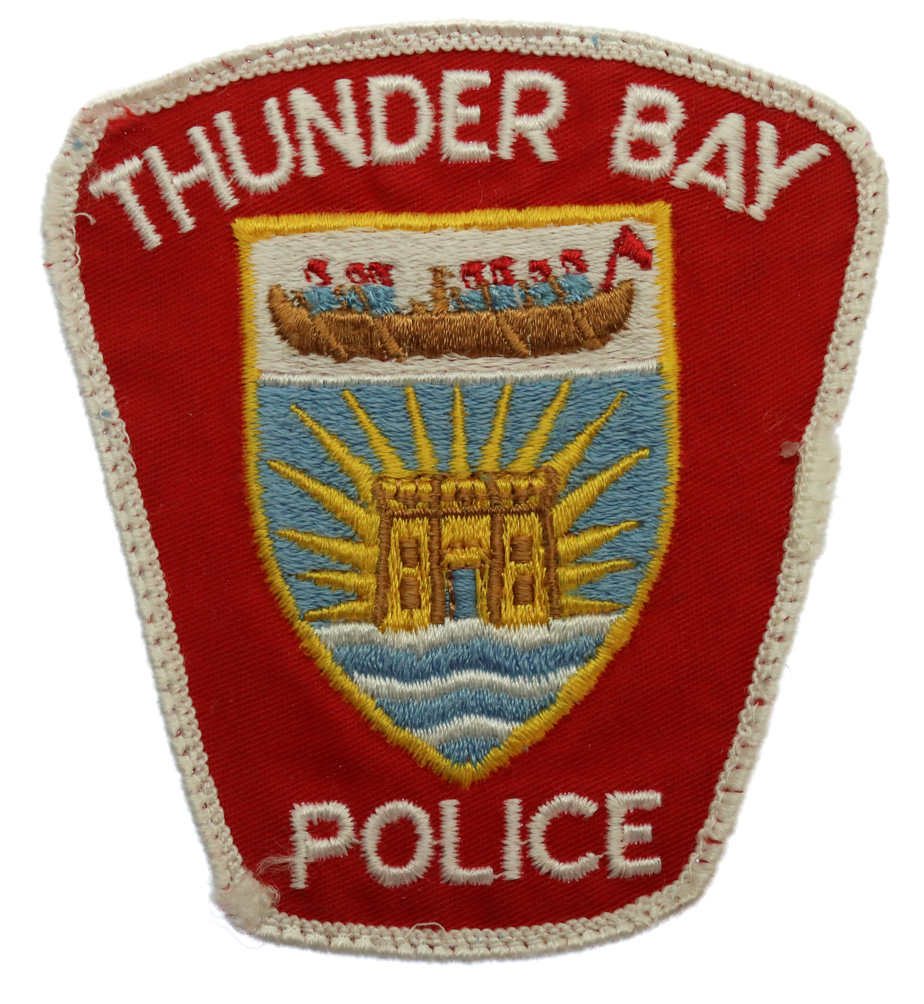Canadian Thunder Bay Police Cloth Patch Badge