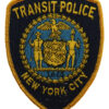United States Transit Police New York City Cloth Patch Badge