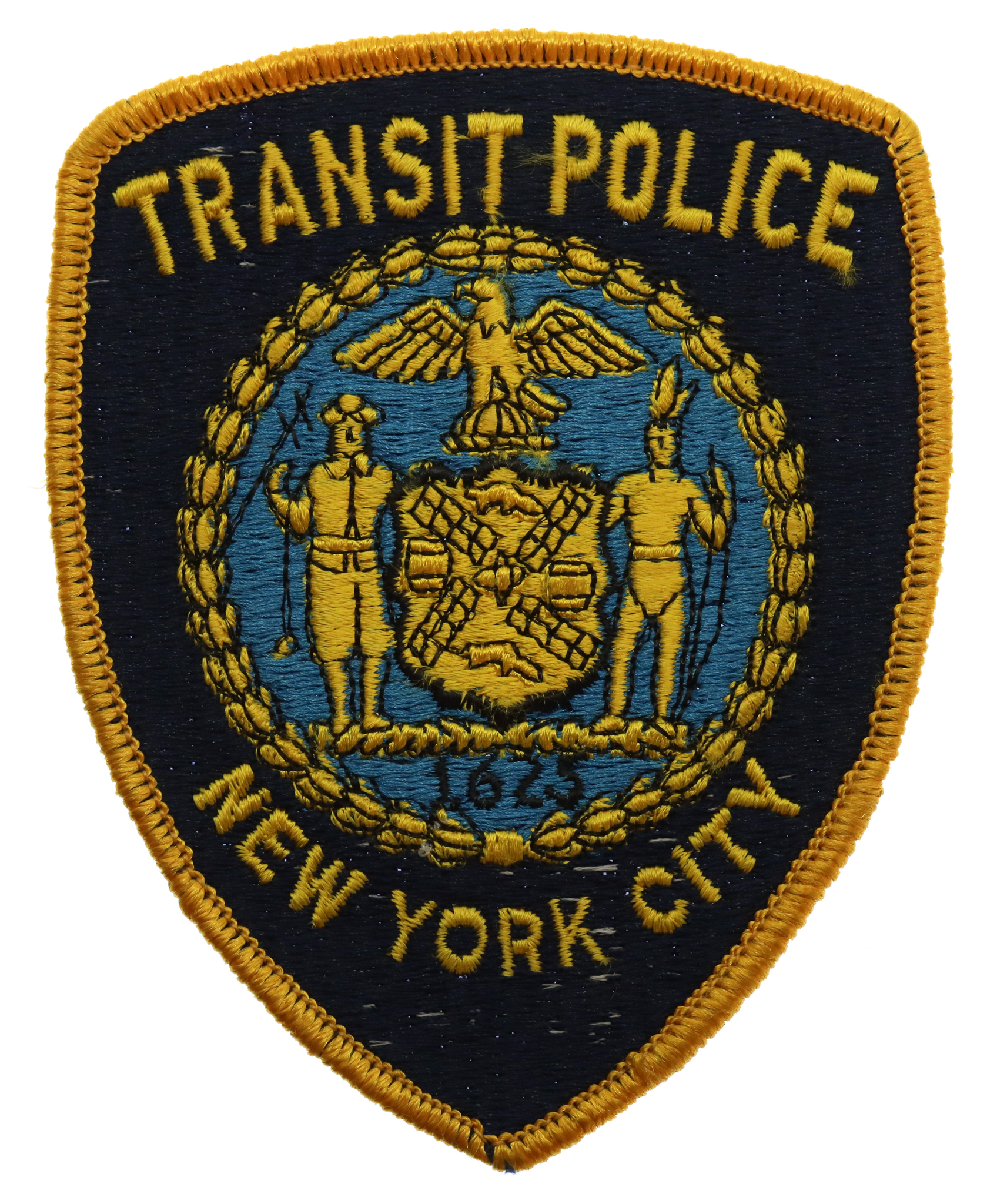 United States Transit Police New York City Cloth Patch Badge