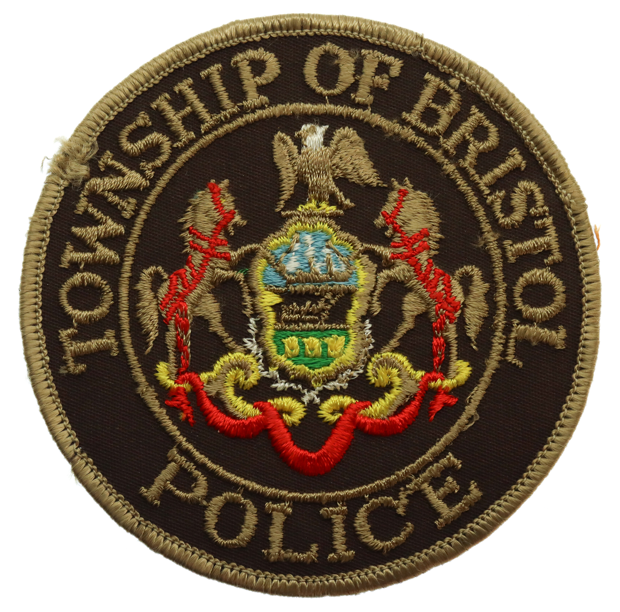 United States Township of Bristol Police Cloth Patch Badge