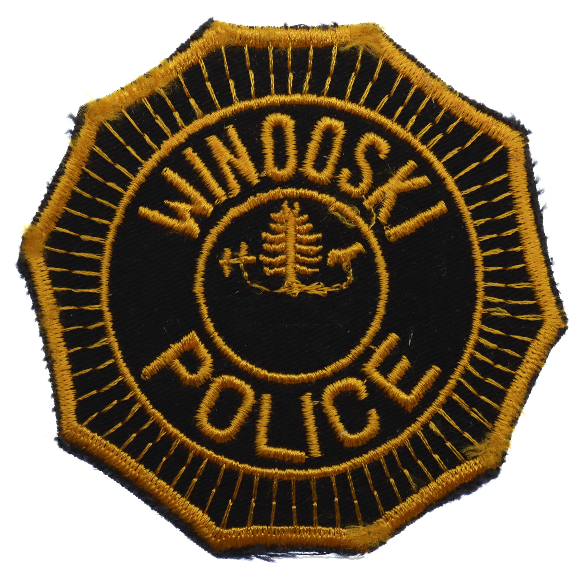 United States Winooski Police Cloth Patch Badge