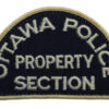 Canadian Ottawa Police Property Section Cloth Patch Badge