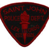 Canadian Saint John Police Dept. Cloth Patch Badge