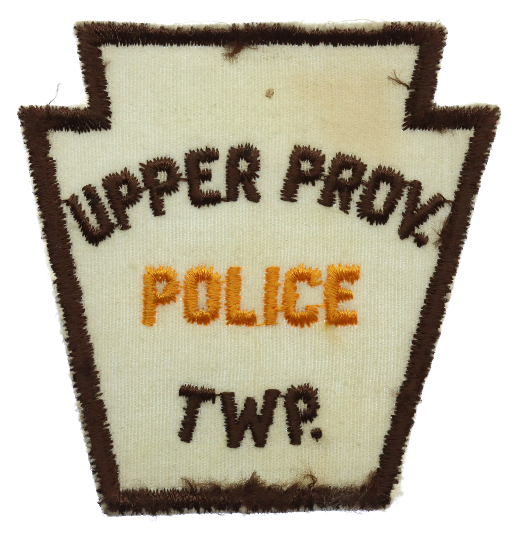United States Upper Prov. Police TWP. Cloth Patch Badge