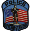 United States Police Rutland Vermont Cloth Patch Badge