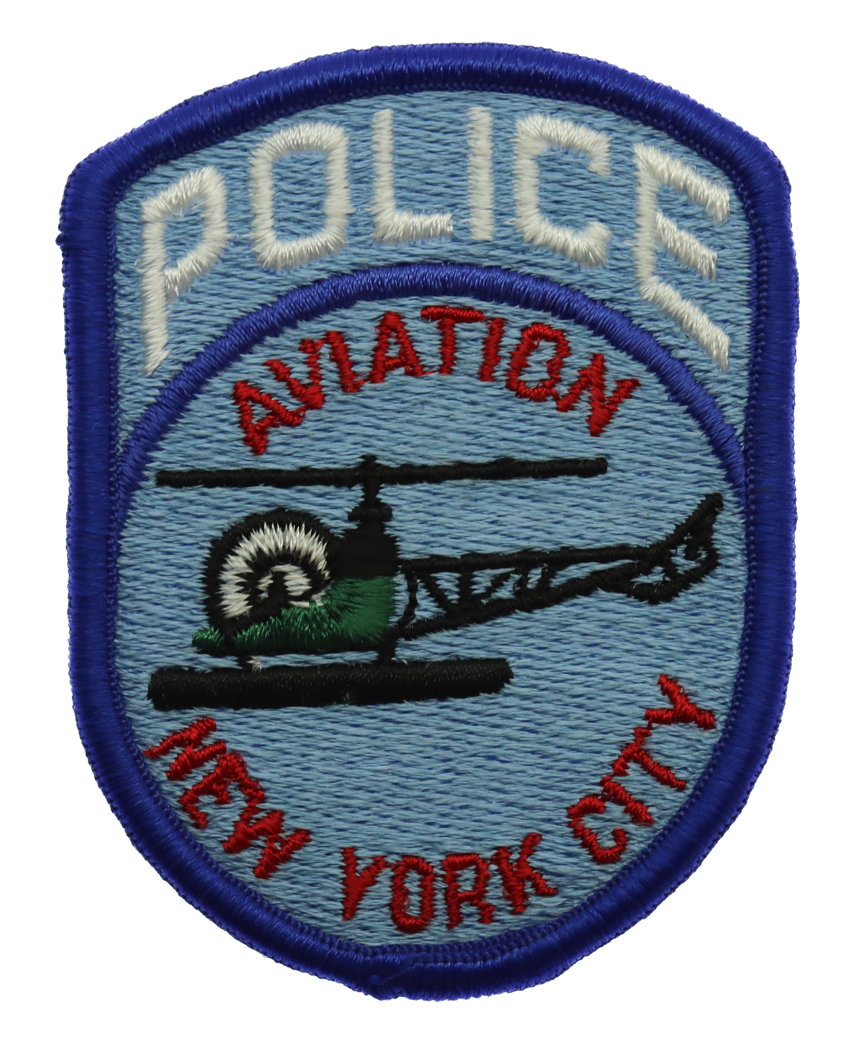 United States Police Aviation New York City Cloth Patch Badge