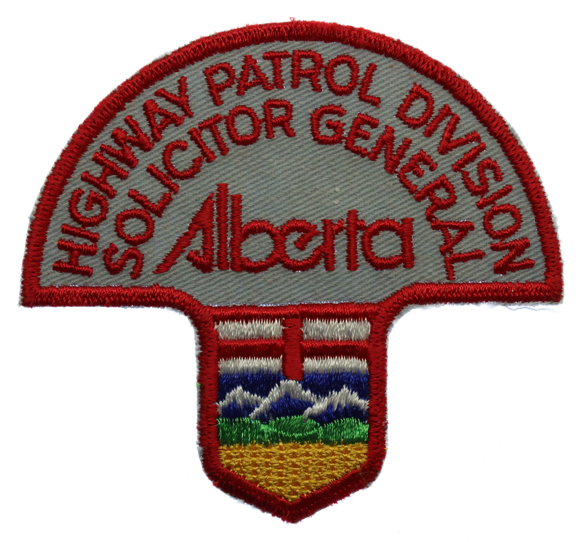 Canadian Highway Patrol Division Solicitor General Alberta Cloth Patch Badge