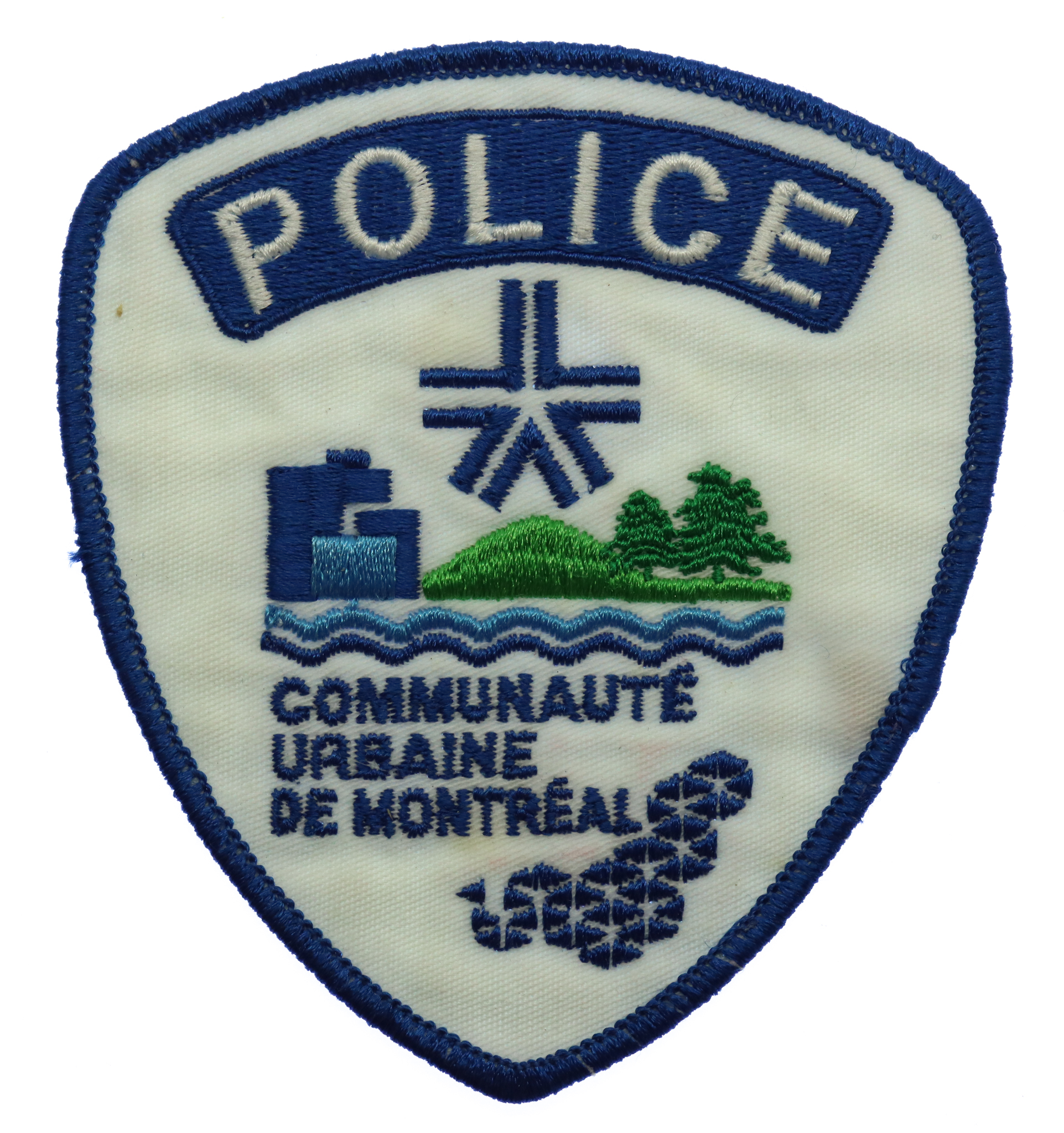 Canadian Police Communaute Urbaine De Montreal Cloth Patch Badge