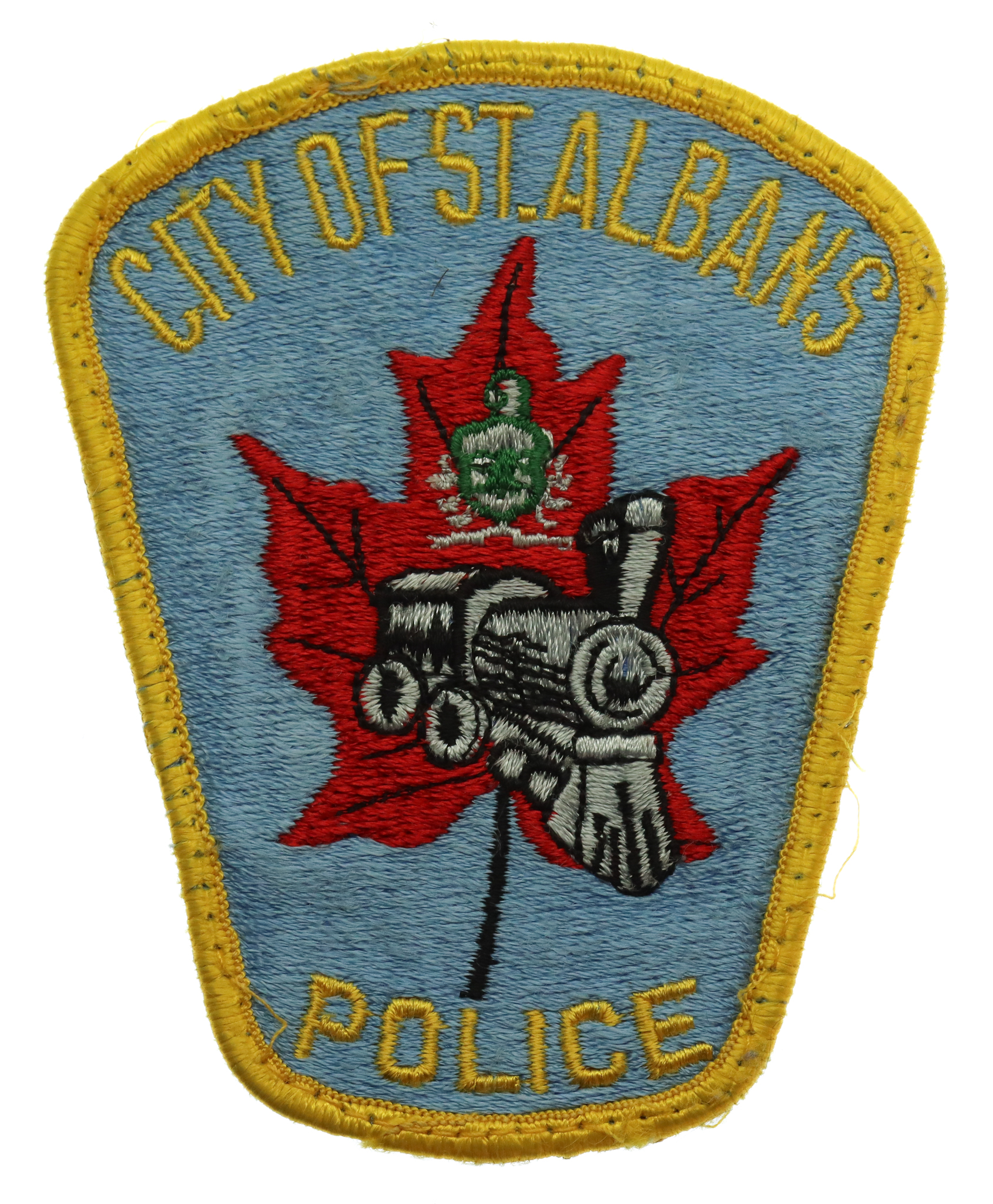 United States City of St. Albans Police Cloth Patch Badge