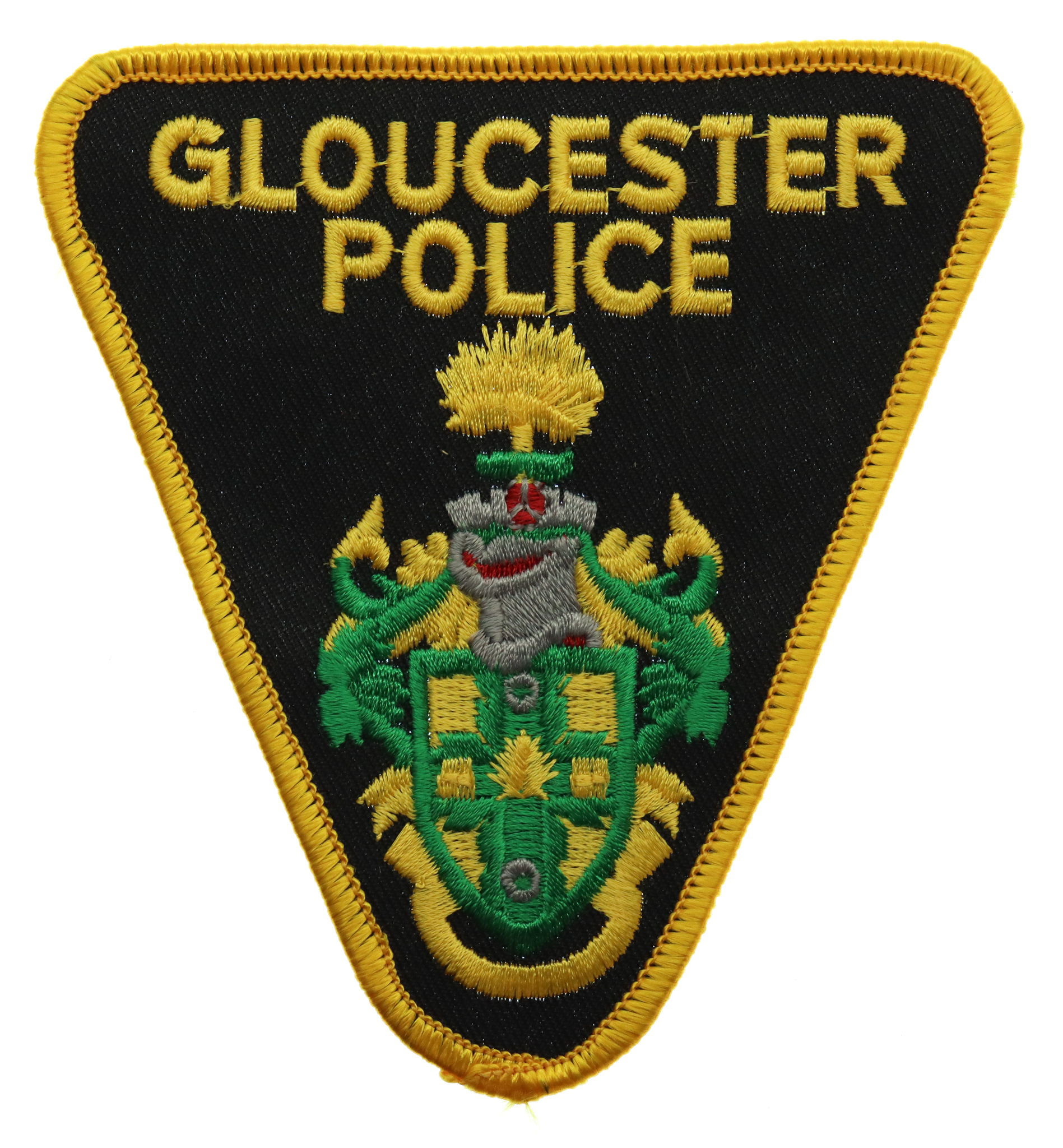 Canadian Gloucester Police Cloth Patch Badge