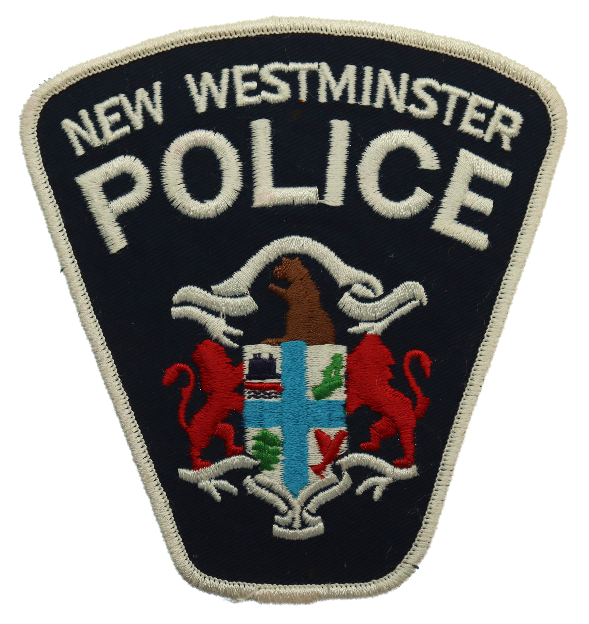 Canadian New Westminster Police Cloth Patch Badge