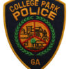 United States College Park Police GA Cloth Patch Badge