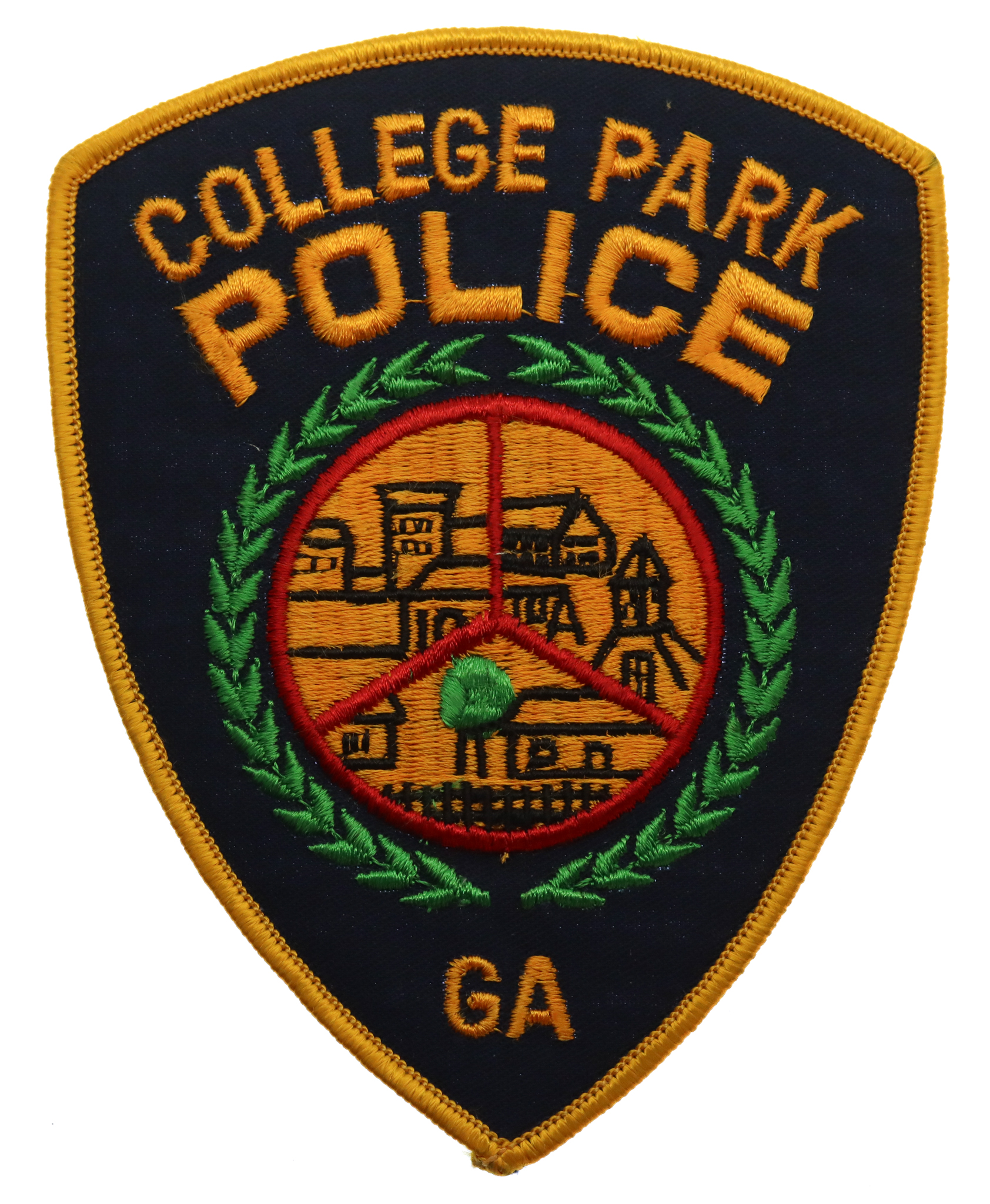 United States College Park Police GA Cloth Patch Badge