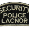 Security Police Lacnor Cloth Patch Badge