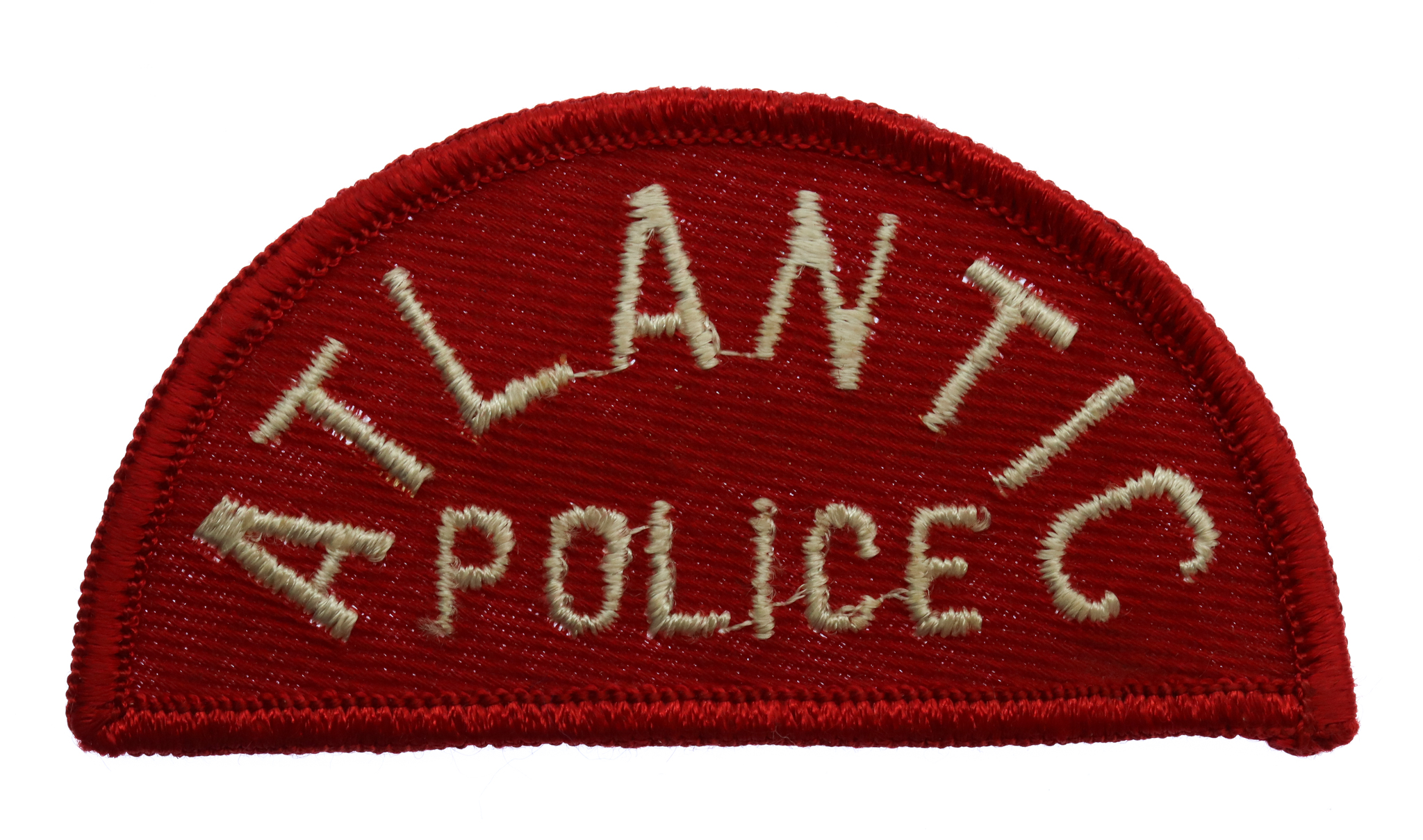 Atlantic Police Cloth Patch Badge