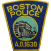 United States Boston Police Cloth Patch Badge