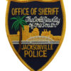 United States Office of Sheriff Jacksonville Police Cloth Patch Badge
