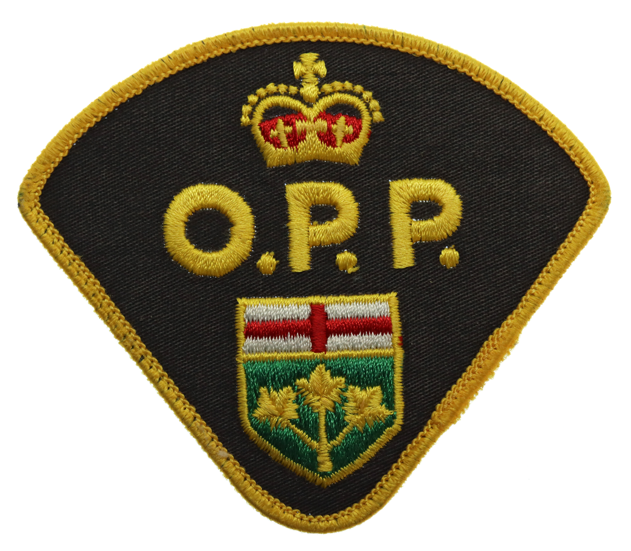 Canadian Ontario Provincial Police Cloth Patch Badge