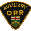 Canadian Ontario Provincial Police Auxiliary Cloth Patch Badge