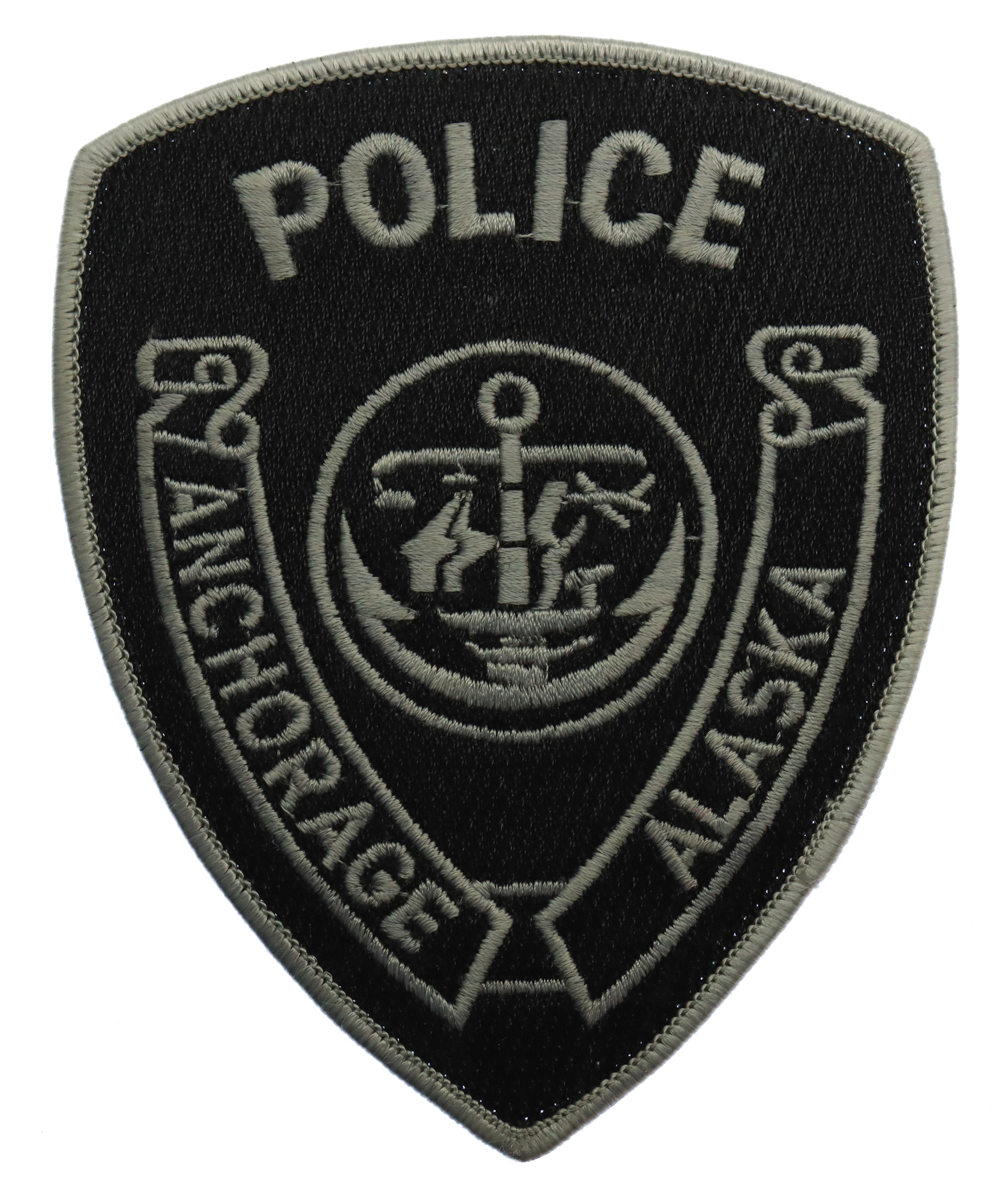 United States Anchorage Alaska Police Cloth Patch Badge