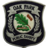 United States Oak Park Public Safety Cloth Patch Badge