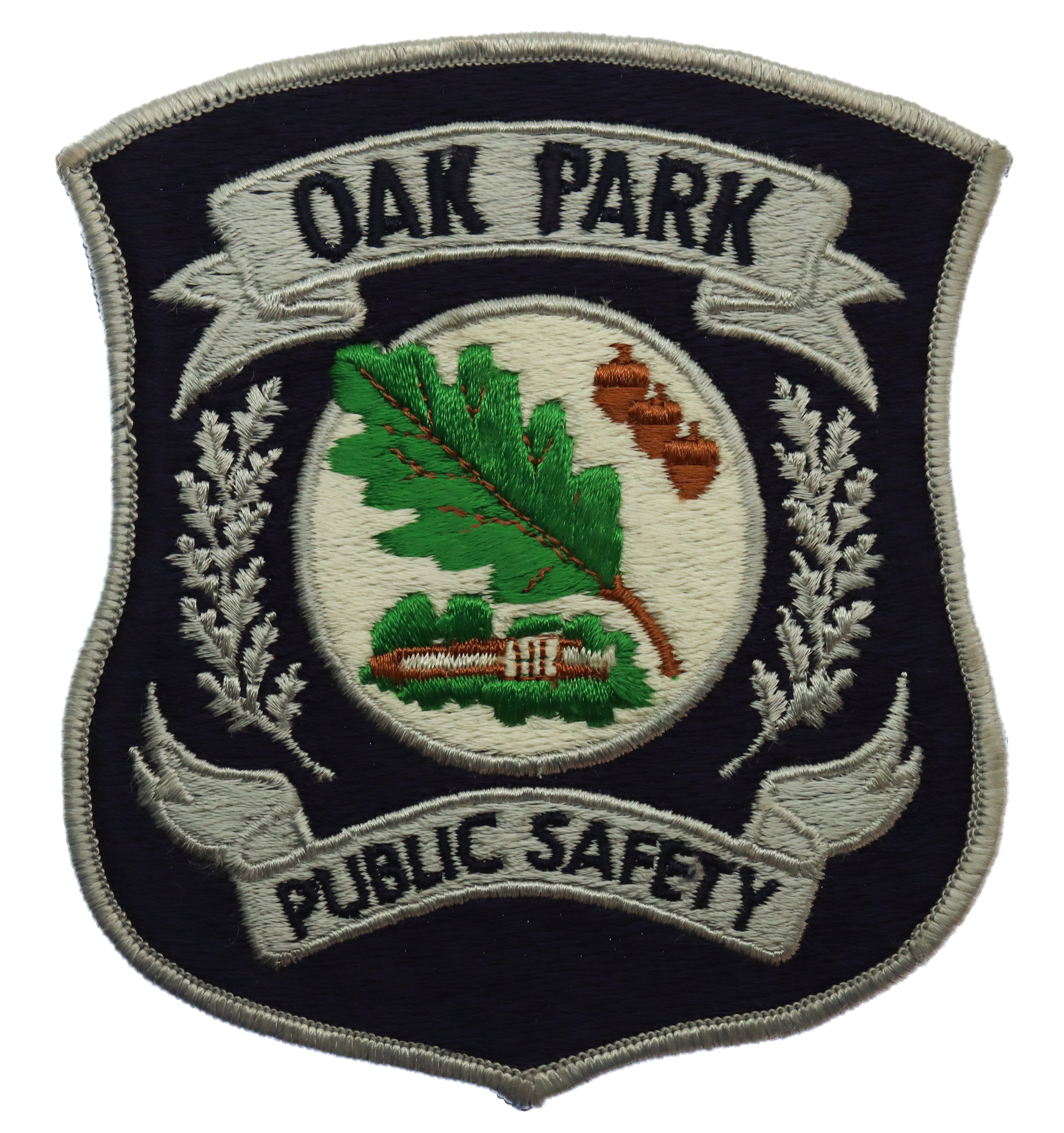 United States Oak Park Public Safety Cloth Patch Badge